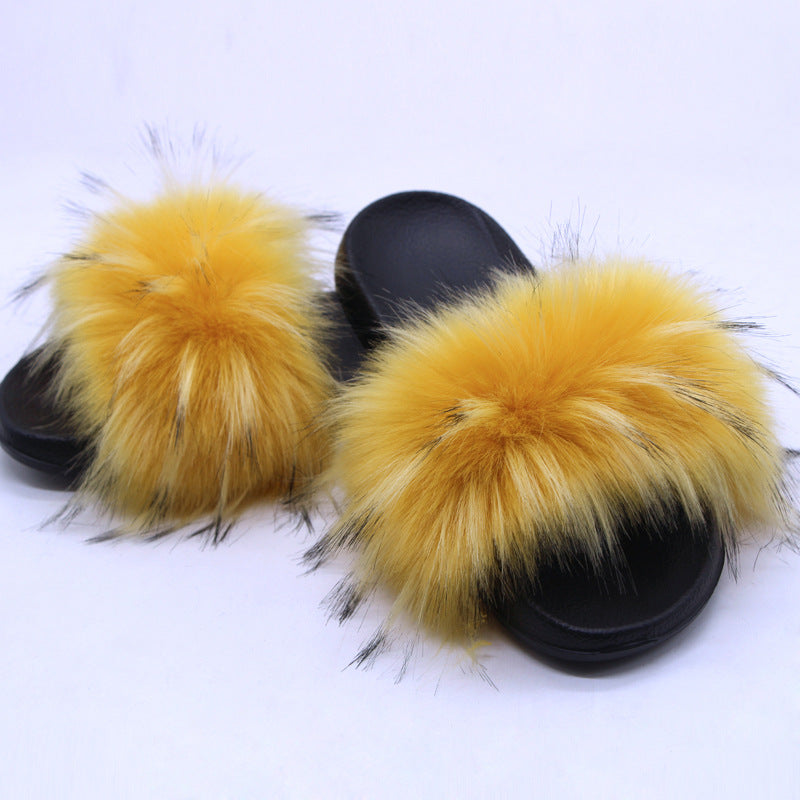 Size 11.5 women fuzzy slippers fashion indoors slippers