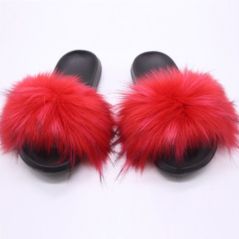 Size 11.5 women fuzzy slippers fashion indoors slippers