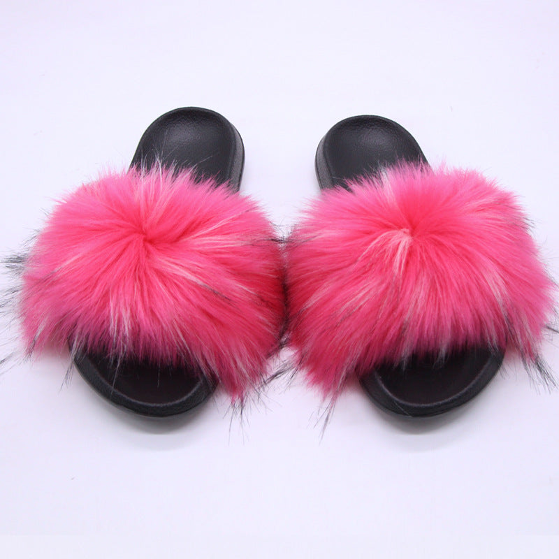 Size 11.5 women fuzzy slippers fashion indoors slippers