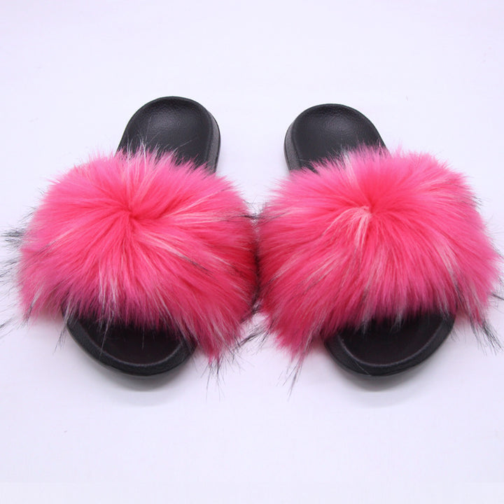 Size 11.5 women fuzzy slippers fashion indoors slippers