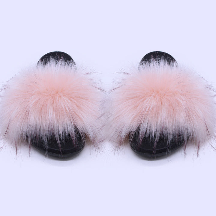 Size 11.5 women fuzzy slippers fashion indoors slippers