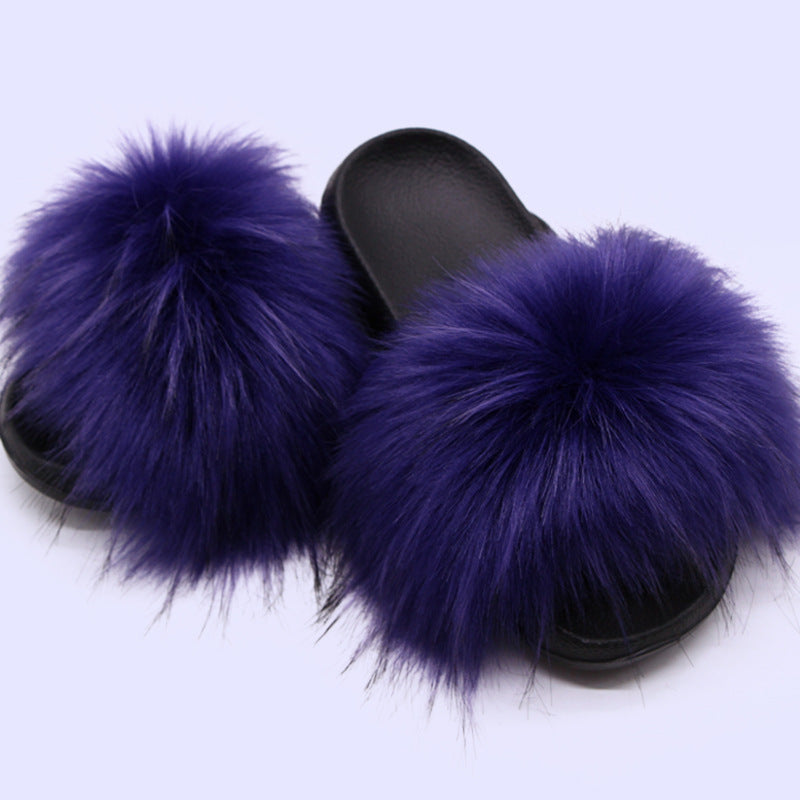 Size 11.5 women fuzzy slippers fashion indoors slippers