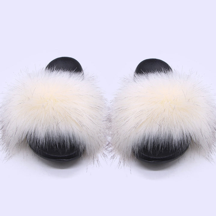 Size 11.5 women fuzzy slippers fashion indoors slippers
