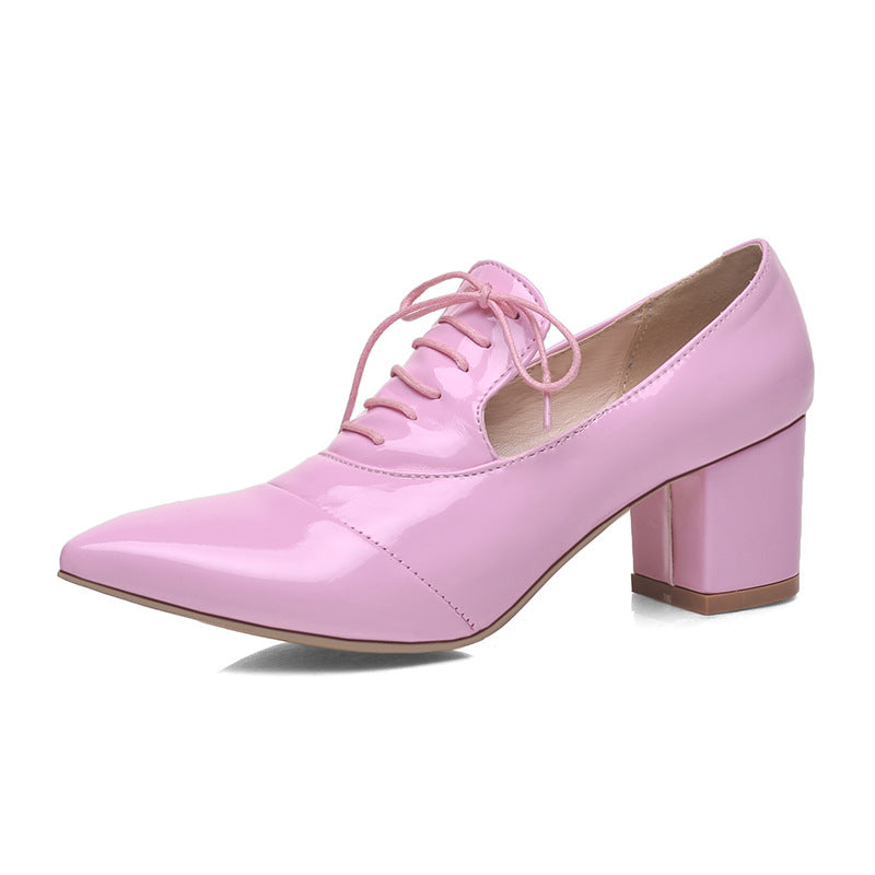 size 11.5 women heeled loafers patent leather pointed toe loafers