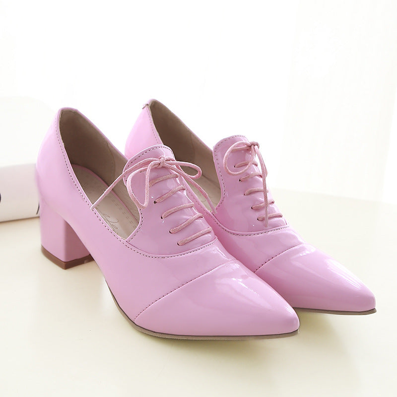 size 11.5 women heeled loafers patent leather pointed toe loafers