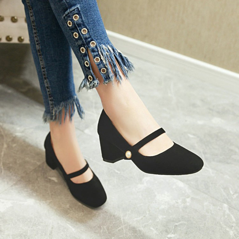 size 11.5 women heeled loafers slip on mary jane suede loafers