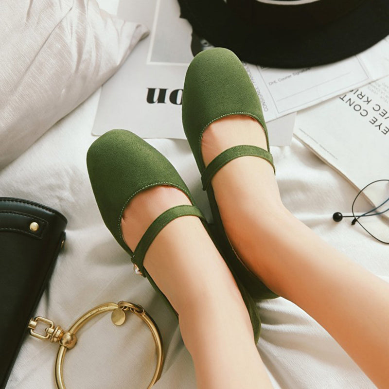 size 11.5 women heeled loafers slip on mary jane suede loafers