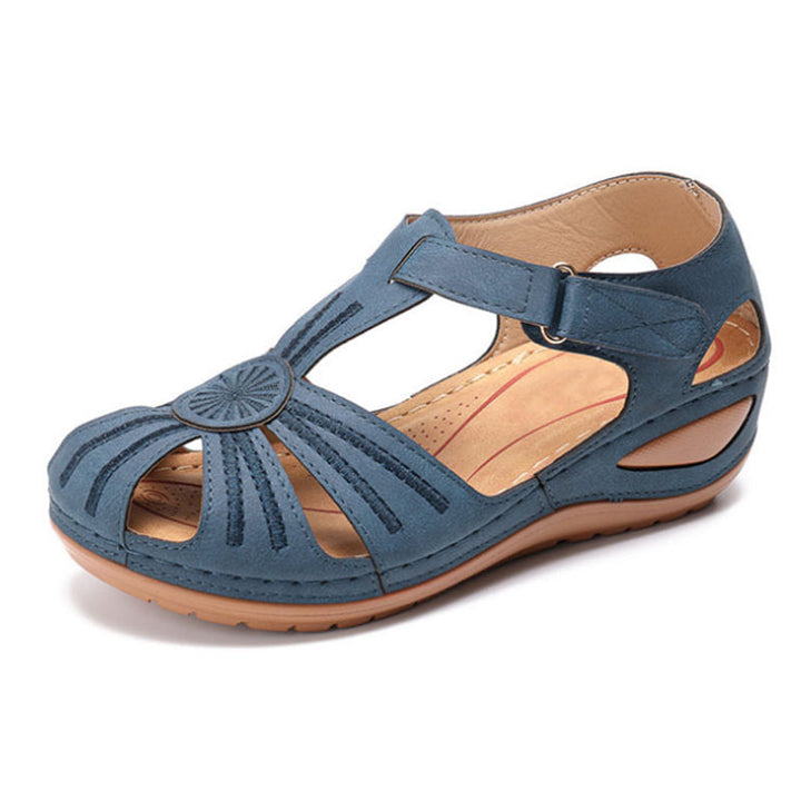 size 11 women closed toe sandals hollow walking wedge sandals