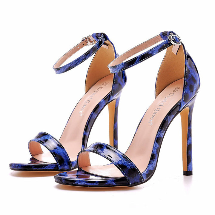 size 12 women heel sandal stiletto ankle strap high heel sandals