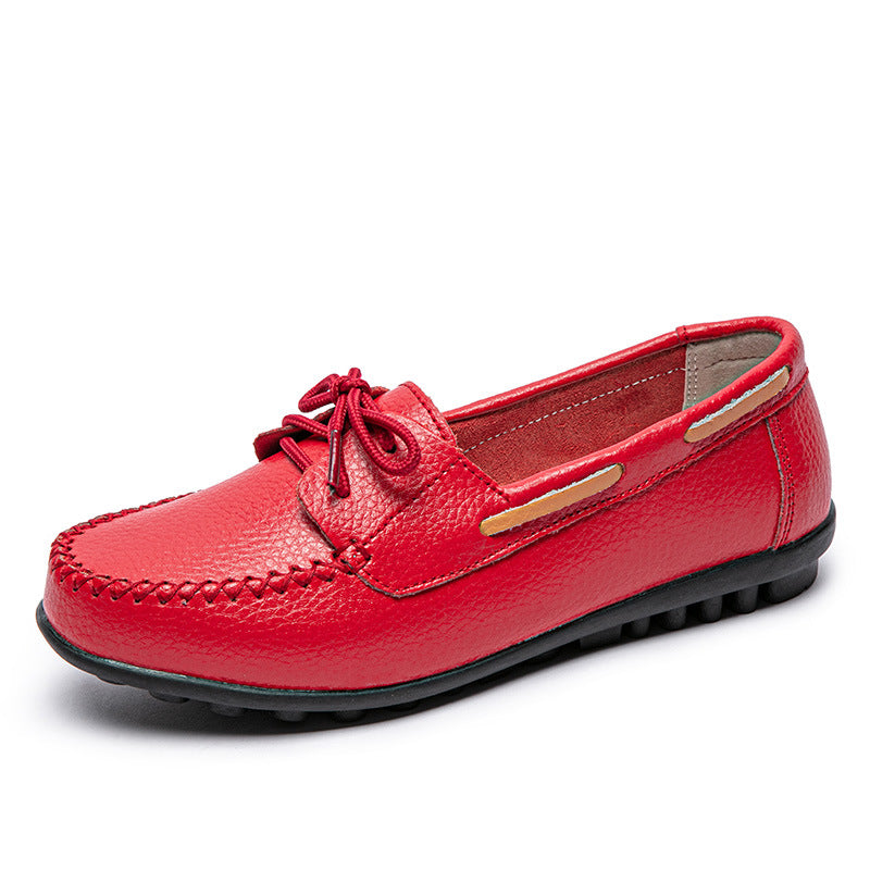 size 11 women loafers lace up antiskid flat casual loafers