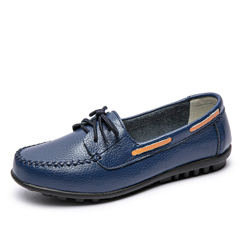 size 11 women loafers lace up antiskid flat casual loafers
