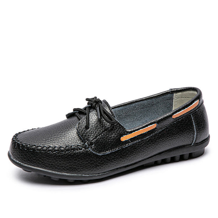 size 11 women loafers lace up antiskid flat casual loafers