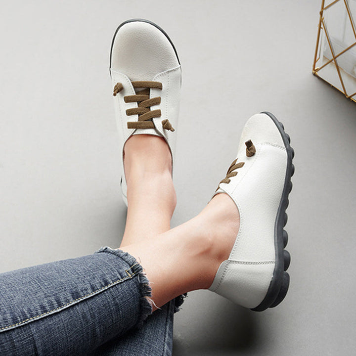 size 11 women loafers slip on flat patchwork casual loafers