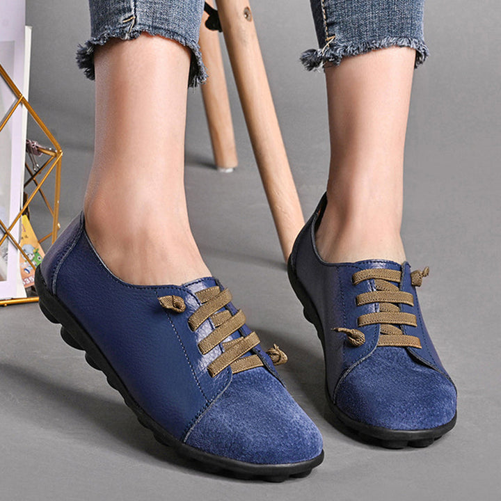 size 11 women loafers slip on flat patchwork casual loafers