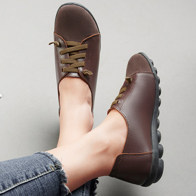 size 11 women loafers slip on flat patchwork casual loafers