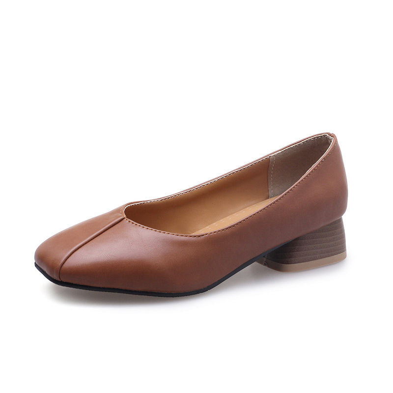 size 11 women loafers slip on square toe soft comfortable loafers