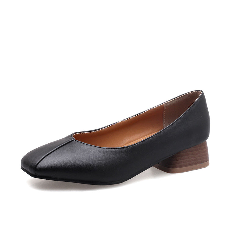 size 11 women loafers slip on square toe soft comfortable loafers