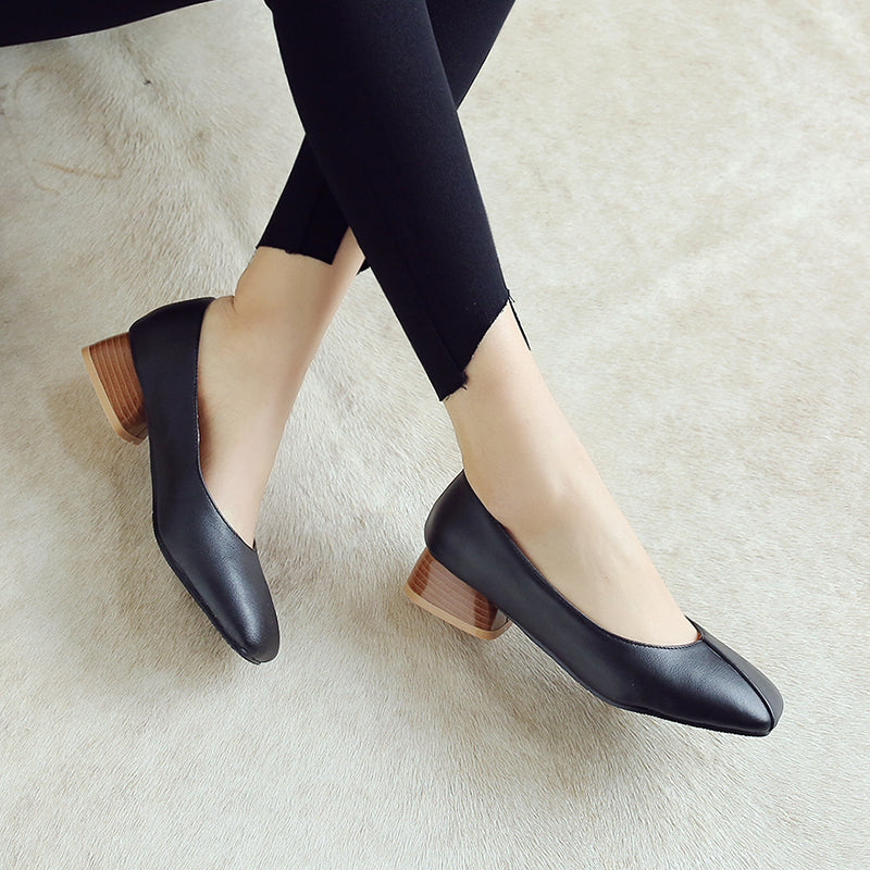 size 11 women loafers slip on square toe soft comfortable loafers