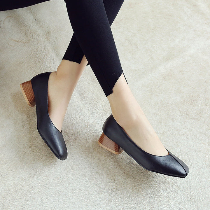 size 11 women loafers slip on square toe soft comfortable loafers