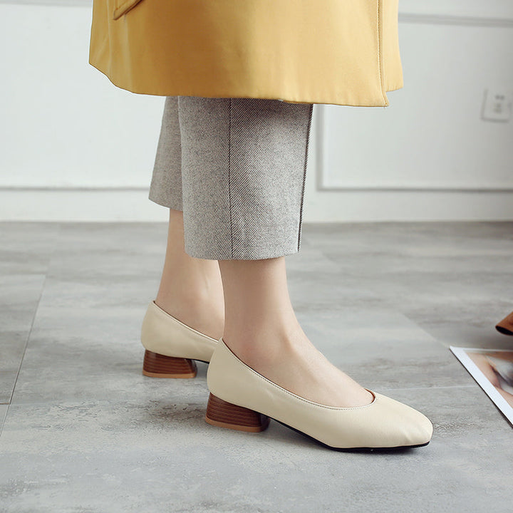 size 11 women loafers slip on square toe soft comfortable loafers