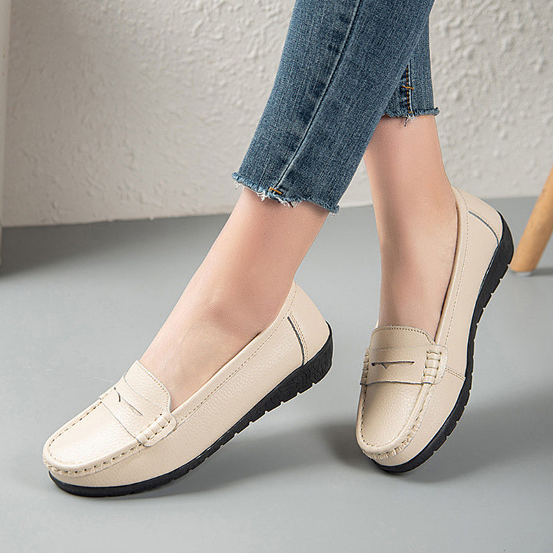 size 11 women penny loafers casual round toe slip on loafers