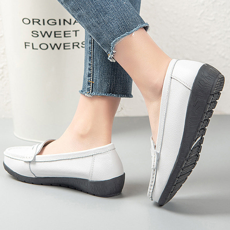 size 11 women penny loafers casual round toe slip on loafers