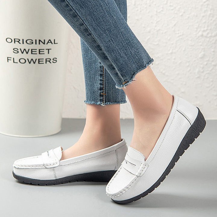 size 11 women penny loafers casual round toe slip on loafers