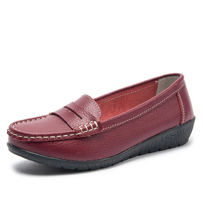 size 11 women penny loafers casual round toe slip on loafers