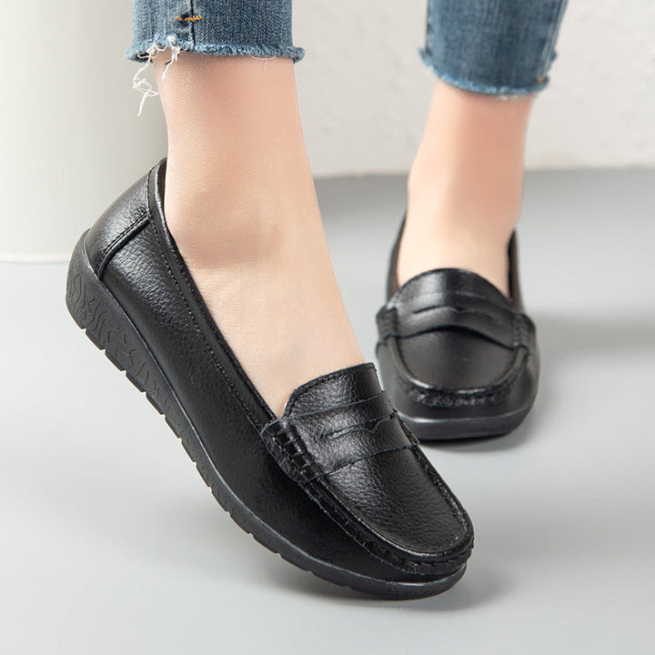 size 11 women penny loafers casual round toe slip on loafers