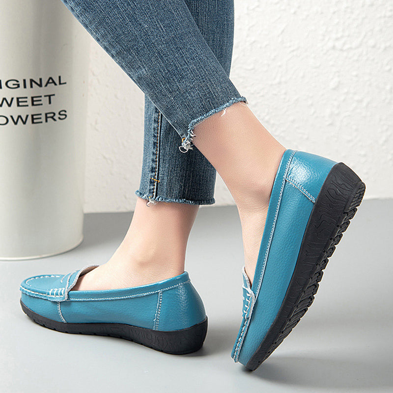 size 11 women penny loafers casual round toe slip on loafers