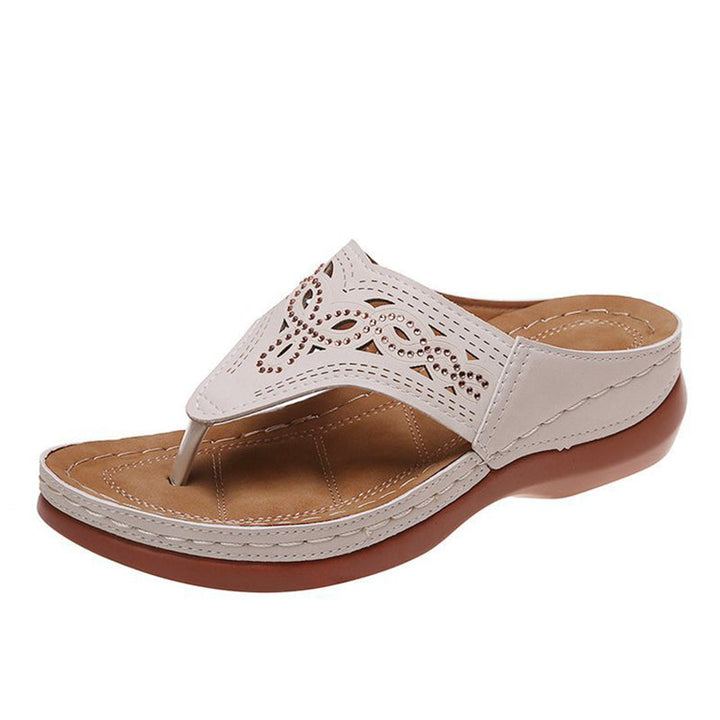 size 11 women slide sandals beach hollow flip flop sandals