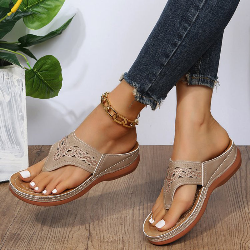 size 11 women slide sandals beach hollow flip flop sandals