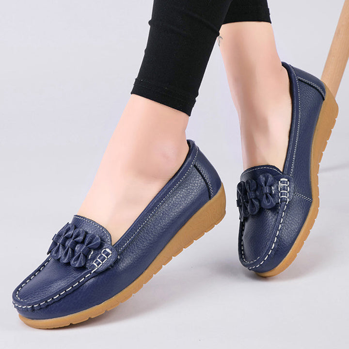 size 11 women slip on loafers bowknot flat comfortable loafers