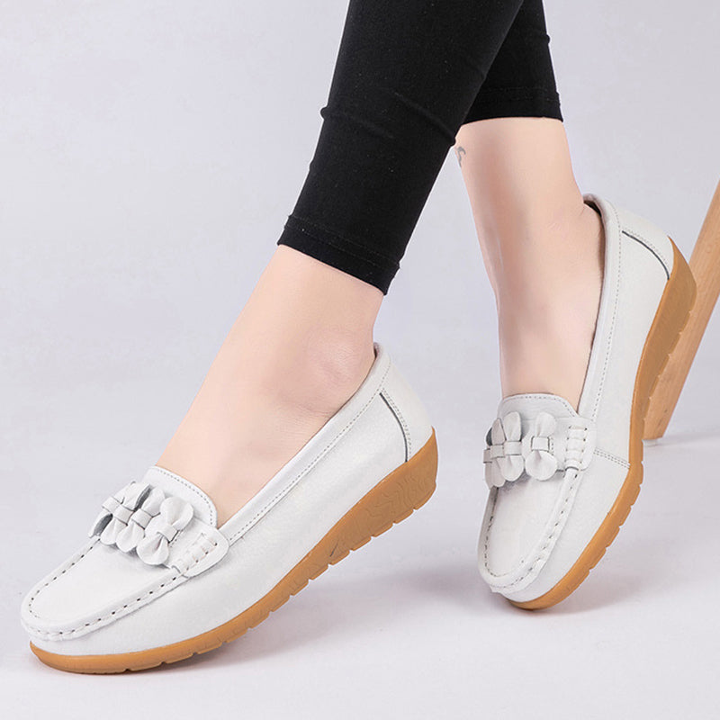 size 11 women slip on loafers bowknot flat comfortable loafers