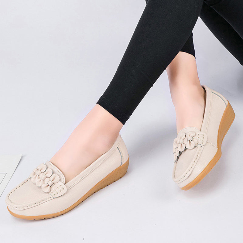 size 11 women slip on loafers bowknot flat comfortable loafers