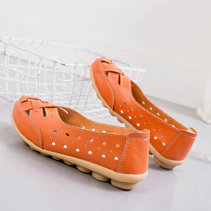 size 12 women comfortable loafers hollow casual summer loafers