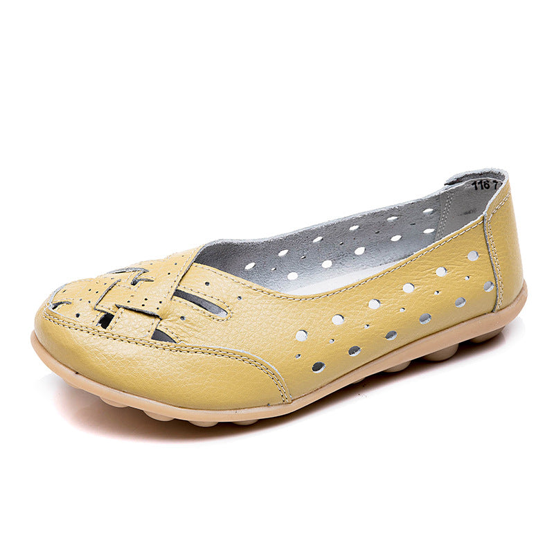 size 12 women comfortable loafers hollow casual summer loafers