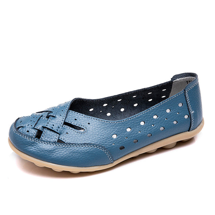 size 12 women comfortable loafers hollow casual summer loafers