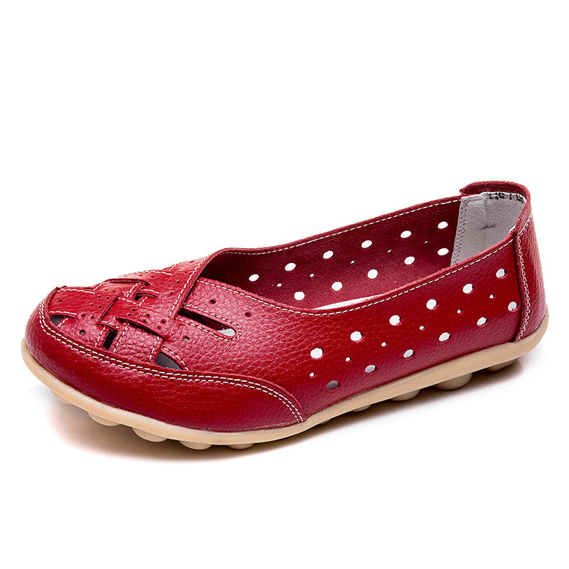 size 12 women comfortable loafers hollow casual summer loafers