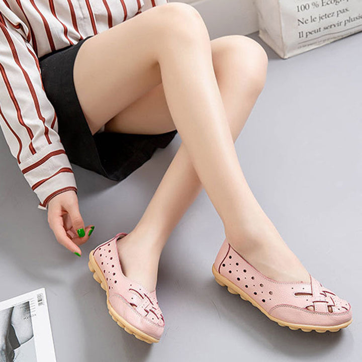 size 12 women comfortable loafers hollow casual summer loafers