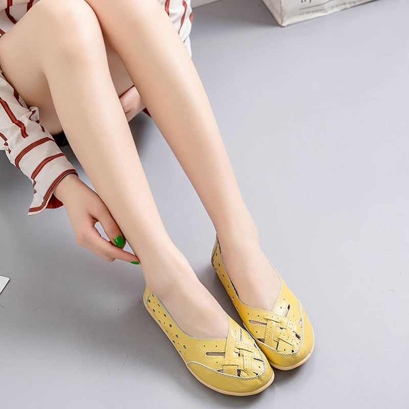 size 12 women comfortable loafers hollow casual summer loafers