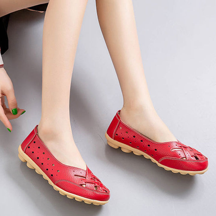 size 12 women comfortable loafers hollow casual summer loafers