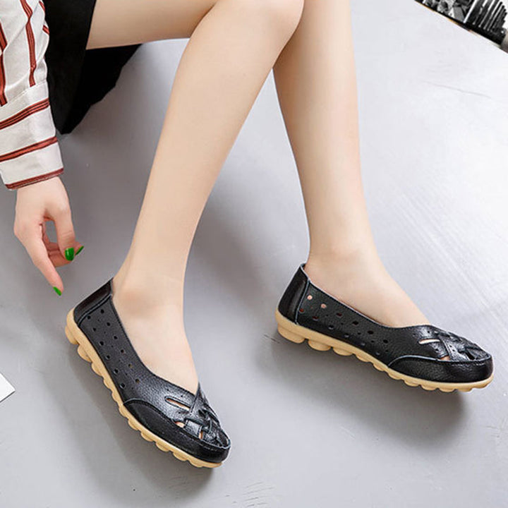 size 12 women comfortable loafers hollow casual summer loafers