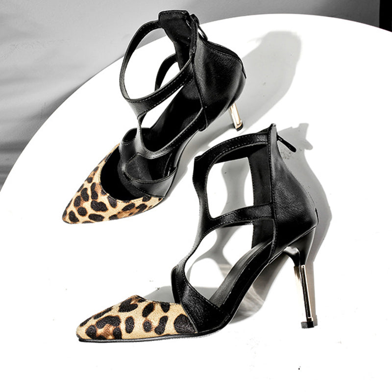 size 13.5 women heel sandal hollow back zipper closed toe sandals