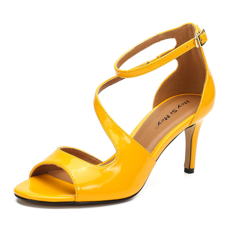 size 13.5 women heel sandal peep toe ankle strap dress sandals