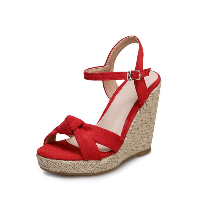 size 12 women platform sandals peep toe espadrille wedge sandals