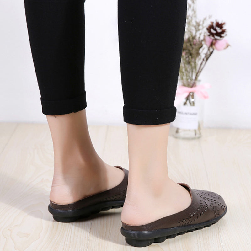 size 12 women slip on loafers hollow comfortable summer loafers