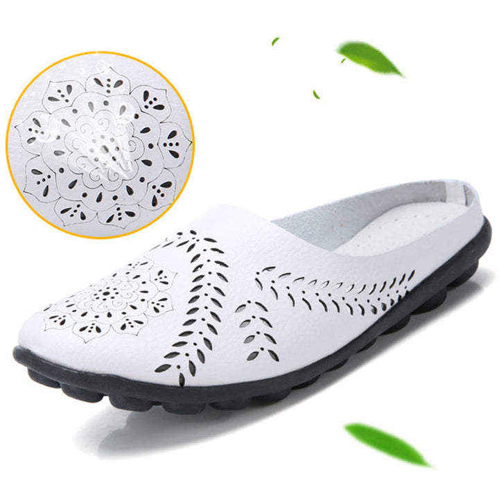 size 12 women slip on loafers hollow comfortable summer loafers