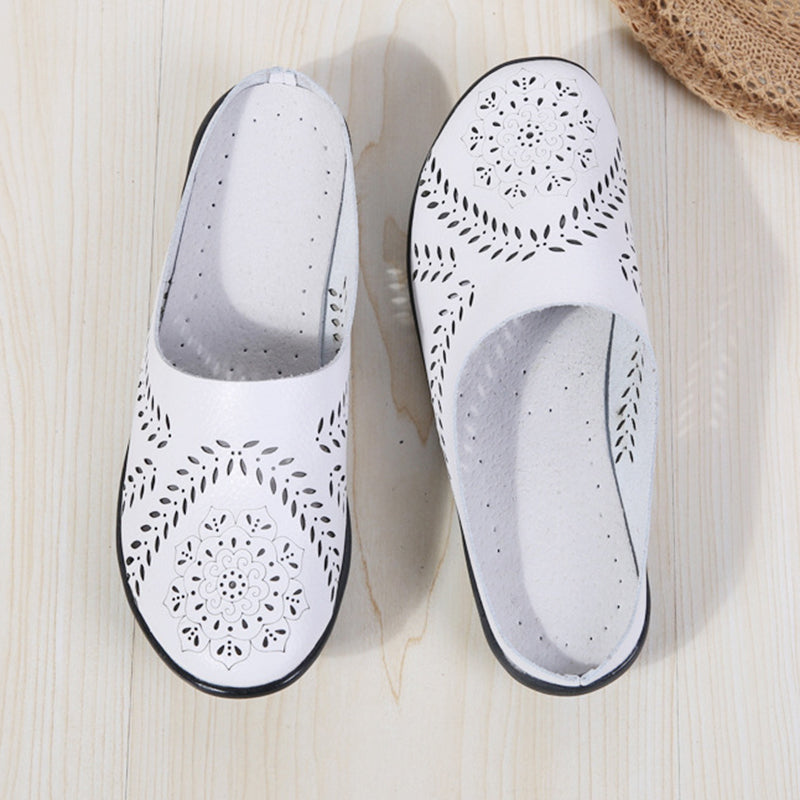 size 12 women slip on loafers hollow comfortable summer loafers