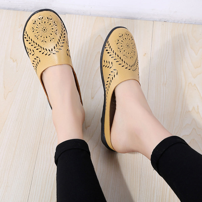 size 12 women slip on loafers hollow comfortable summer loafers